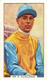 1936 Gallaher Famous Jockeys #2 Frank Furlong Front